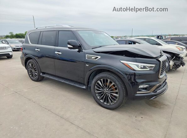 JN8AZ2NF2L9700478 2020 INFINITI QX80 Черный Передняя правая четверть