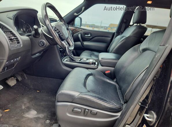 JN8AZ2NF2L9700478 2020 INFINITI QX80 Черный Вид салона спереди