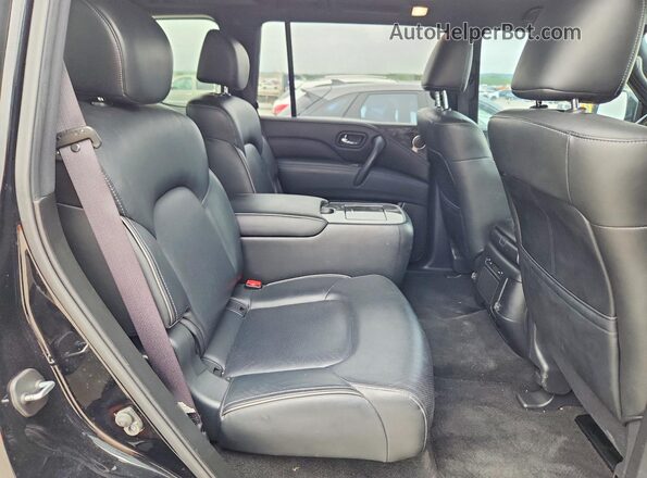 JN8AZ2NF2L9700478 2020 INFINITI QX80 Черный Вид задней части салона