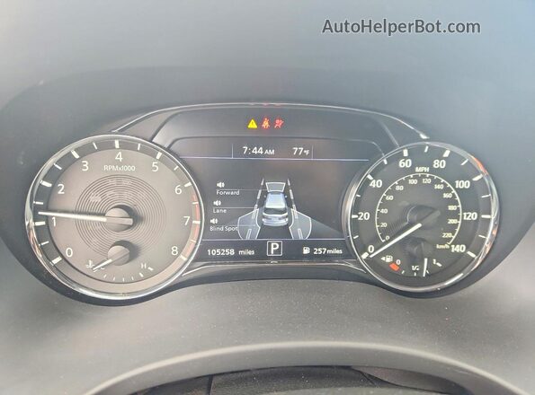 JN8AZ2NF2L9701386 2020 INFINITI QX80 Белый Вид щитка приборов
