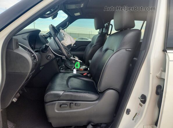 JN8AZ2NF2L9701386 2020 INFINITI QX80 Белый Вид салона спереди