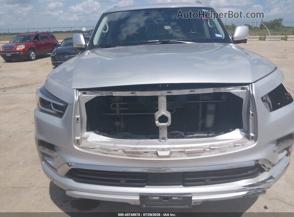 JN8AZ2NF3J9662482 2018 INFINITI QX80 Silver ხელსაწყოთა პანელის ხედი