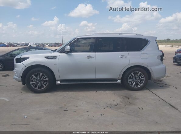 JN8AZ2NF3J9662482 2018 INFINITI QX80 Silver სალონის 360-გრადუსიანი ხედი