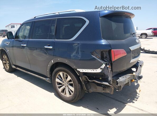 JN8AZ2NF4G9611792 2016 INFINITI QX80 Blue Rear left