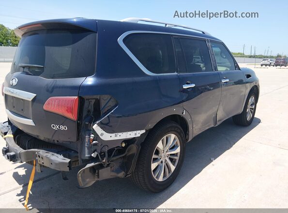 JN8AZ2NF4G9611792 2016 INFINITI QX80 Blue Rear right