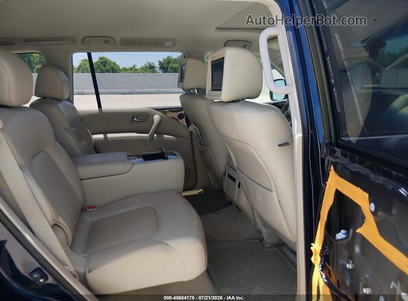 JN8AZ2NF4G9611792 2016 INFINITI QX80 Blue VIN sticker view