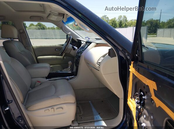 JN8AZ2NF4G9611792 2016 INFINITI QX80 Blue Front interior view