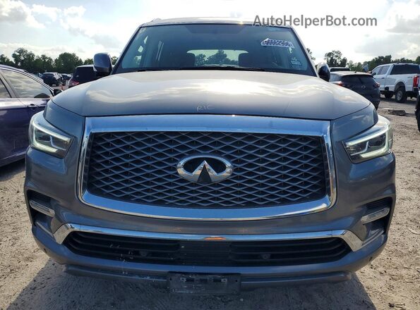 JN8AZ2NF4J9662376 2018 INFINITI QX80 Gray Դիմացի տեսք