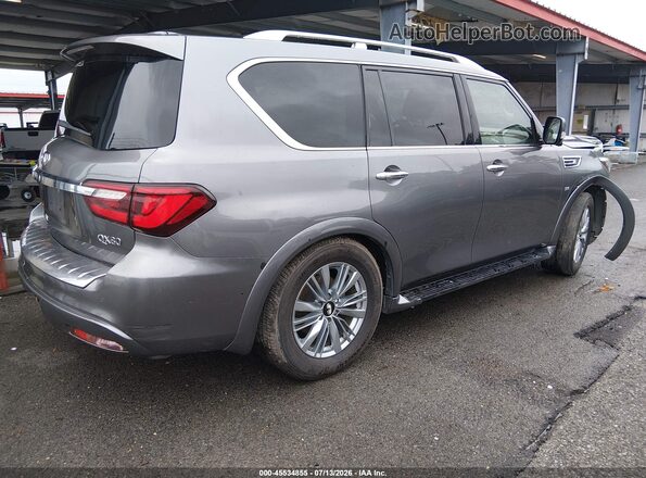 JN8AZ2NF4K9681981 2019 INFINITI QX80 Gray Trasero derecho