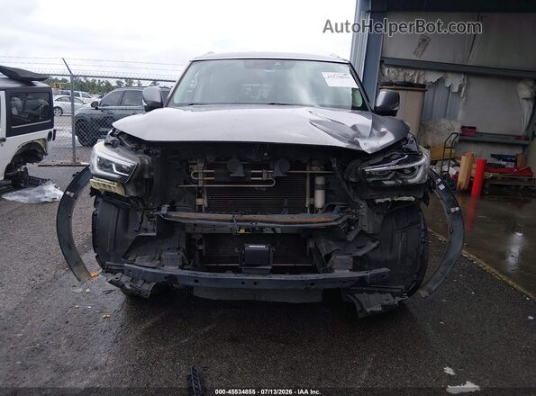 JN8AZ2NF4K9681981 2019 INFINITI QX80 Gray Vista interior trasera