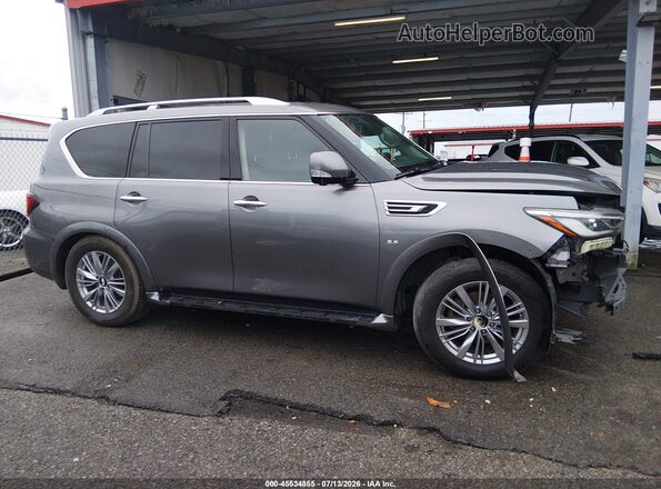 JN8AZ2NF4K9681981 2019 INFINITI QX80 Gray Vista interior de 360 grados