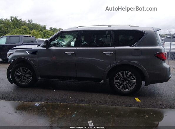 JN8AZ2NF4K9681981 2019 INFINITI QX80 Gray 