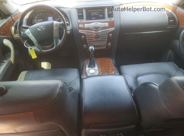 JN8AZ2NF4K9684606 2019 INFINITI QX80 Black Вид панелі приладів