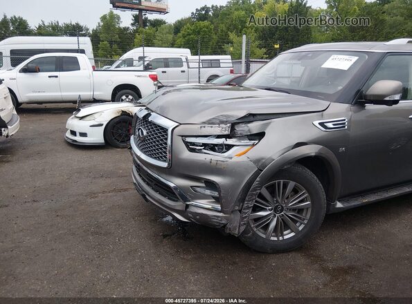 JN8AZ2NF4K9684928 2019 INFINITI QX80 Black Դիմացի տեսք