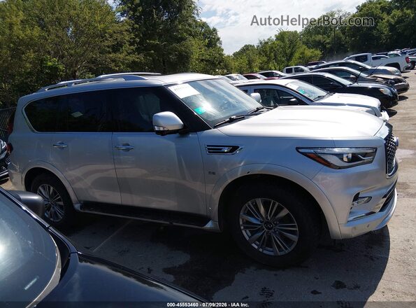 JN8AZ2NF4K9685013 2019 INFINITI QX80 Silver Widok wnętrza z tyłu