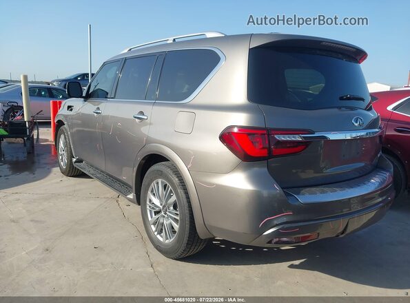 JN8AZ2NF4K9685481 2019 INFINITI QX80 Dark Brown Rear left