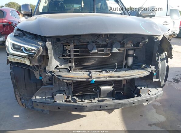 JN8AZ2NF4K9685481 2019 INFINITI QX80 Dark Brown Front view