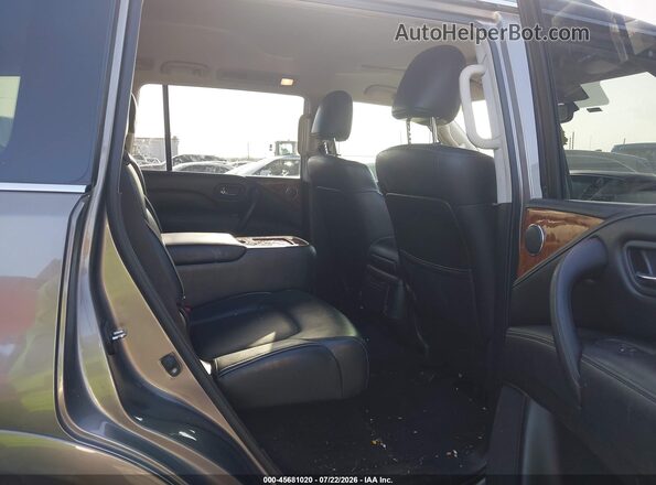 JN8AZ2NF4K9685481 2019 INFINITI QX80 Dark Brown VIN sticker view