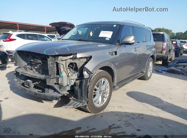 JN8AZ2NF4K9685481 2019 INFINITI QX80 Dark Brown Front left