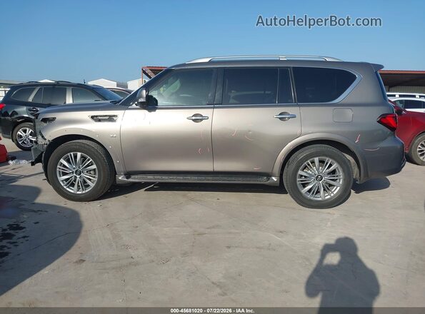 JN8AZ2NF4K9685481 2019 INFINITI QX80 Dark Brown 