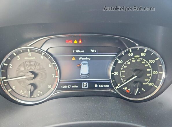 JN8AZ2NF4L9700112 2020 INFINITI QX80 Black Vista del cuadro de instrumentos