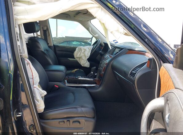 JN8AZ2NF5J9662869 2018 INFINITI QX80 Синий Вид салона спереди