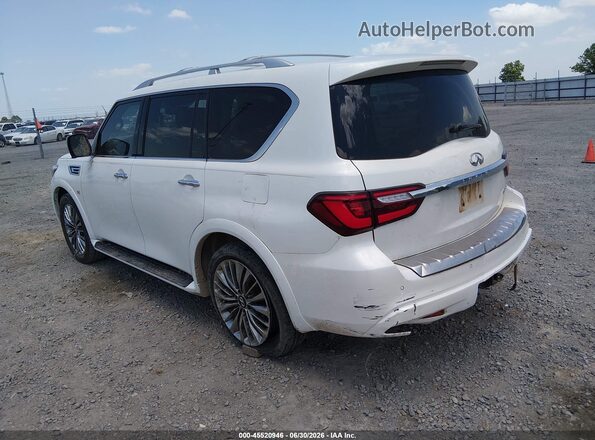 JN8AZ2NF5K9687420 2019 INFINITI QX80 White Задня ліва чверть