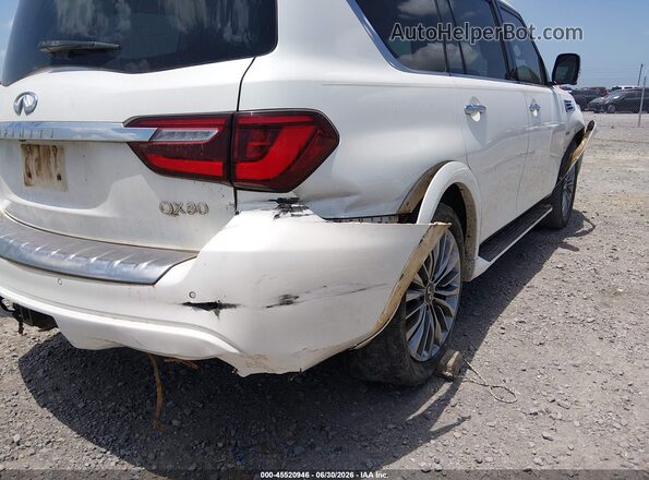 JN8AZ2NF5K9687420 2019 INFINITI QX80 White Вид спереду