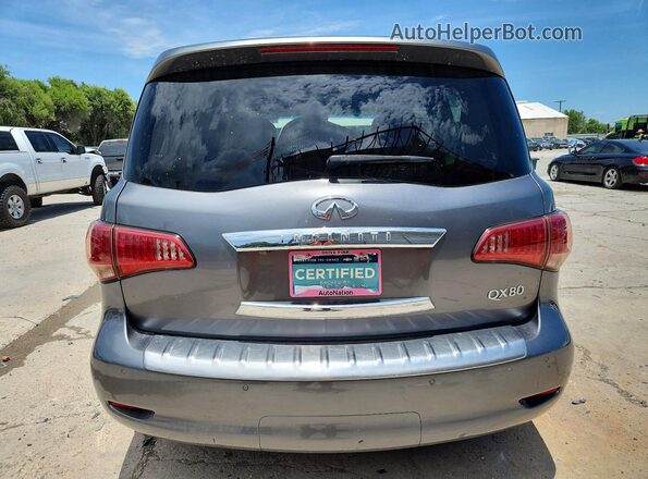JN8AZ2NF7H9647364 2017 INFINITI QX80 Silver Հետևի տեսք