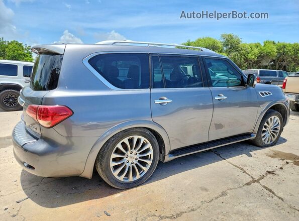 JN8AZ2NF7H9647364 2017 INFINITI QX80 Silver Հետևի աջ