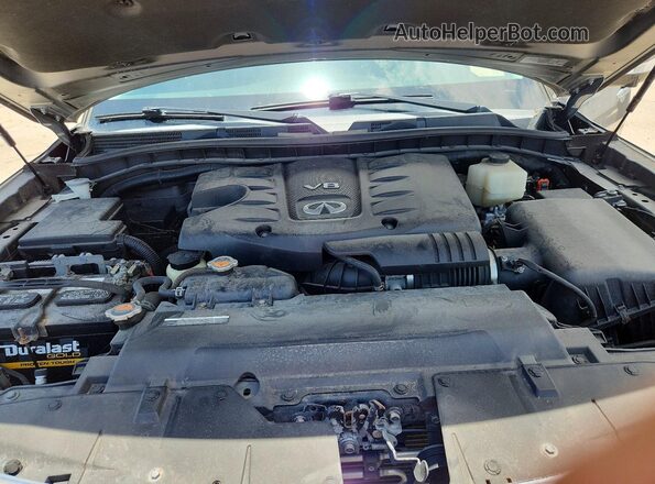 JN8AZ2NF7H9647364 2017 INFINITI QX80 Silver Սալոնի հետևի տեսք