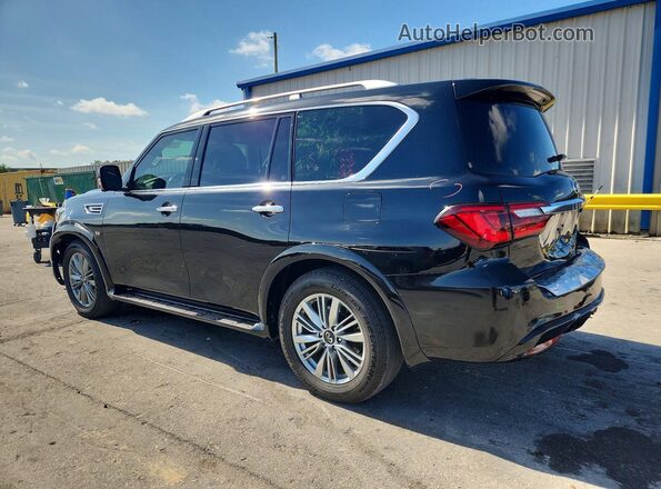 JN8AZ2NF7J9664980 2018 INFINITI QX80 Black Հետևի ձախ