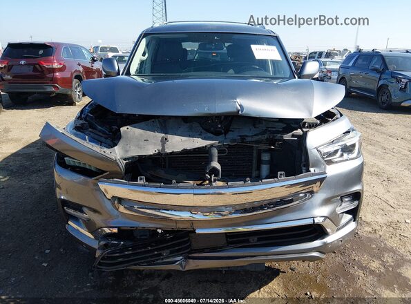 JN8AZ2NF7K9680534 2019 INFINITI QX80 Gray Вид щитка приладів
