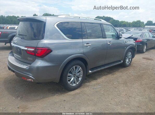 JN8AZ2NF7K9680534 2019 INFINITI QX80 Gray Задня права чверть