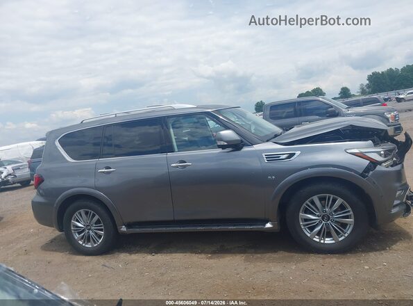 JN8AZ2NF7K9680534 2019 INFINITI QX80 Gray Вид задньої частини салону