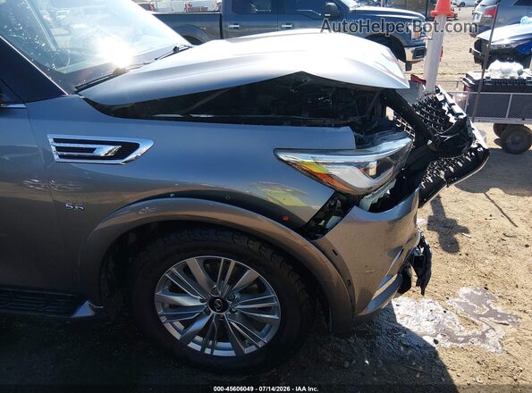 JN8AZ2NF7K9680534 2019 INFINITI QX80 Gray 