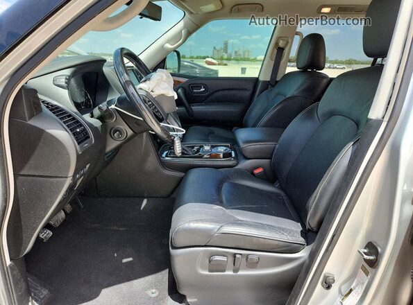 JN8AZ2NF7L9700377 2020 INFINITI QX80 Silver Front interior view