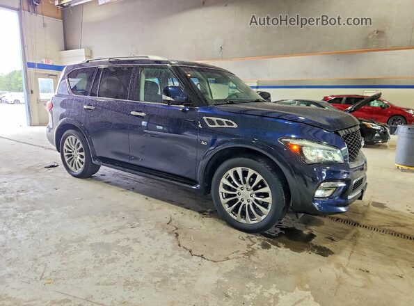 JN8AZ2NF8H9640472 2017 INFINITI QX80 Blue Առջևի աջ