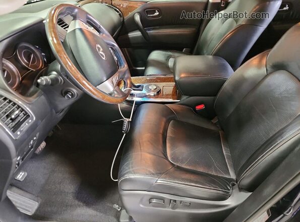 JN8AZ2NF8H9640472 2017 INFINITI QX80 Blue Սալոնի դիմացի տեսք