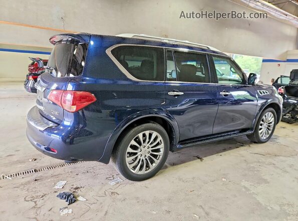 JN8AZ2NF8H9640472 2017 INFINITI QX80 Blue Հետևի աջ