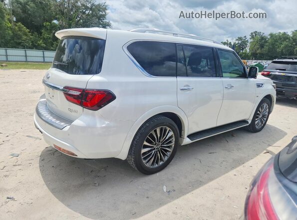 JN8AZ2NF8K9689405 2019 INFINITI QX80 White Trasero derecho