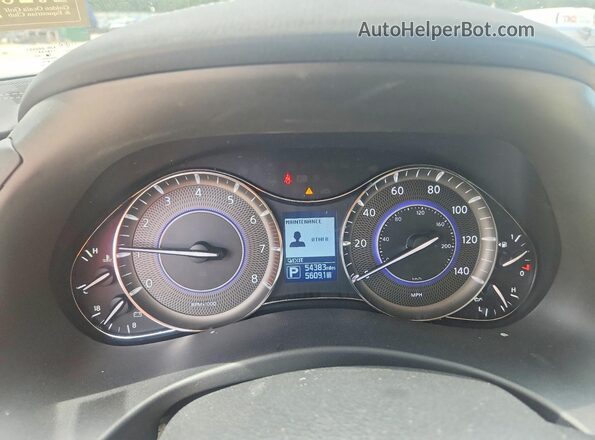 JN8AZ2NF8K9689405 2019 INFINITI QX80 White Vista del cuadro de instrumentos