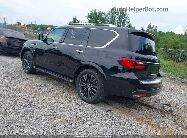 JN8AZ2NF9L9703037 2020 INFINITI QX80 Black Tył lewy