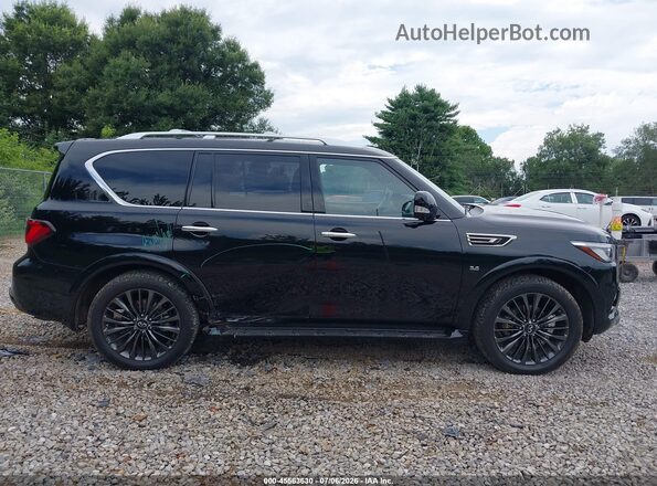 JN8AZ2NF9L9703037 2020 INFINITI QX80 Black Widok wnętrza z tyłu