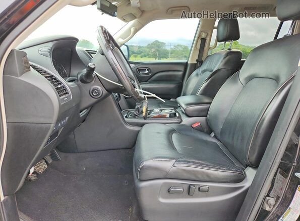 JN8AZ2NF9L9704446 2020 INFINITI QX80 Black Вид салону спереду