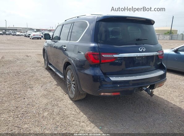 JN8AZ2NFXJ9664312 2018 INFINITI QX80 Dark Blue Tył lewy