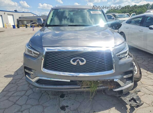 JN8AZ2NFXK9688305 2019 INFINITI QX80 Silver Դիմացի տեսք