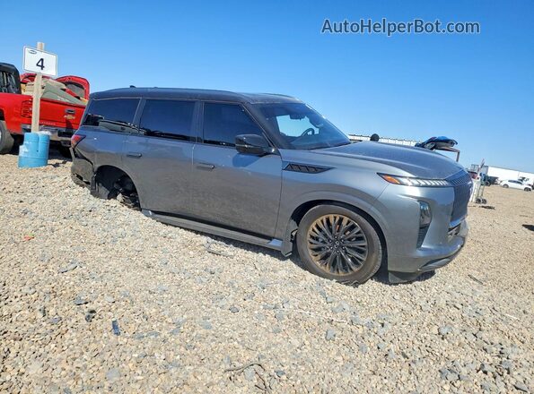 JN8AZ3CC6T9621653 2026 INFINITI QX80 Серый Передняя правая четверть