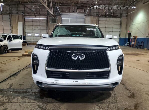 JN8AZ3DB7S9401233 2025 INFINITI QX80 White Front view
