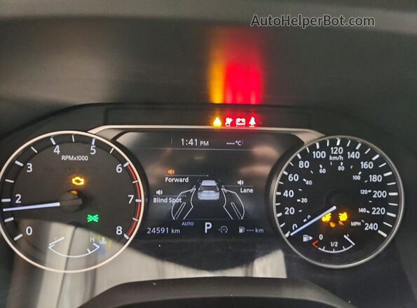 JN8BT3ABXSW418278 2025 NISSAN ROGUE White Սարքավորումների վահանակի տեսք